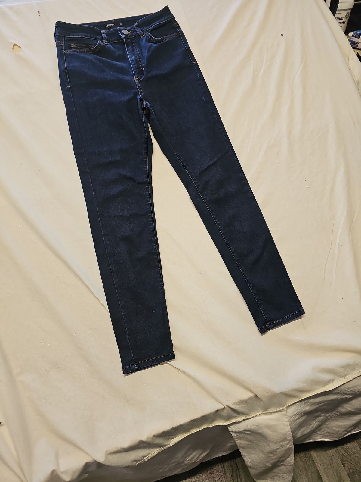 Marks & Spencer Autograph Dark Indigo Skinny Jeans A8 1322 - Image 3