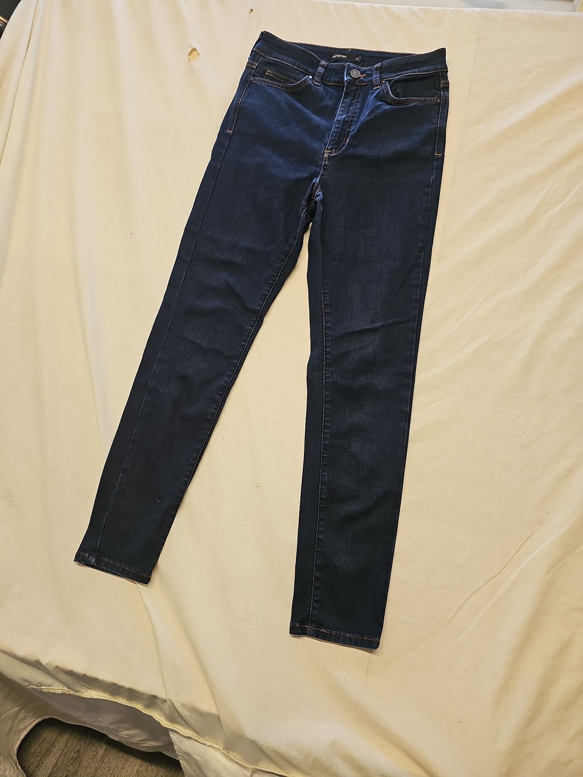 Marks & Spencer Autograph Dark Indigo Skinny Jeans A8 1322 - Image 4