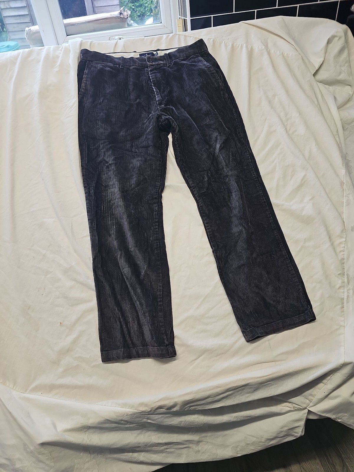Blue Harbour Men's Wide Wale Corduroy Trousers - Charcoal Grey A3 1235 - Image 3