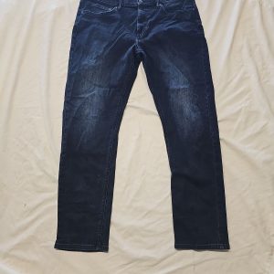 M&S Men's Slim Fit Indigo Wash Jeans - 34/29 Short 3 1238