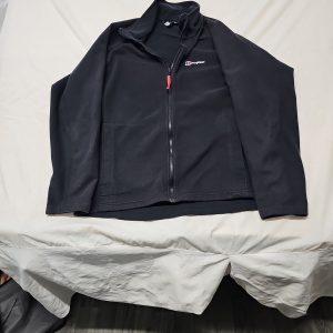 Berghaus Men's Full Zip Fleece Jacket Black XXL Gorpcore A13 1367