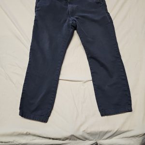 M&S Autograph Navy Blue Slim Fit Chino Trousers 38W 29L A13 1368