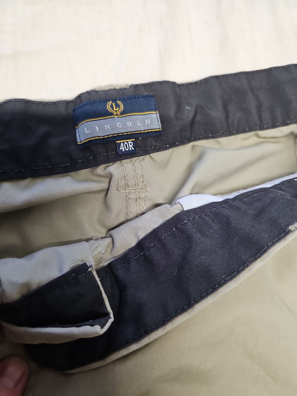 Lincoln Men’s Khaki Convertible Zip-Off Cargo Trousers A14 1369