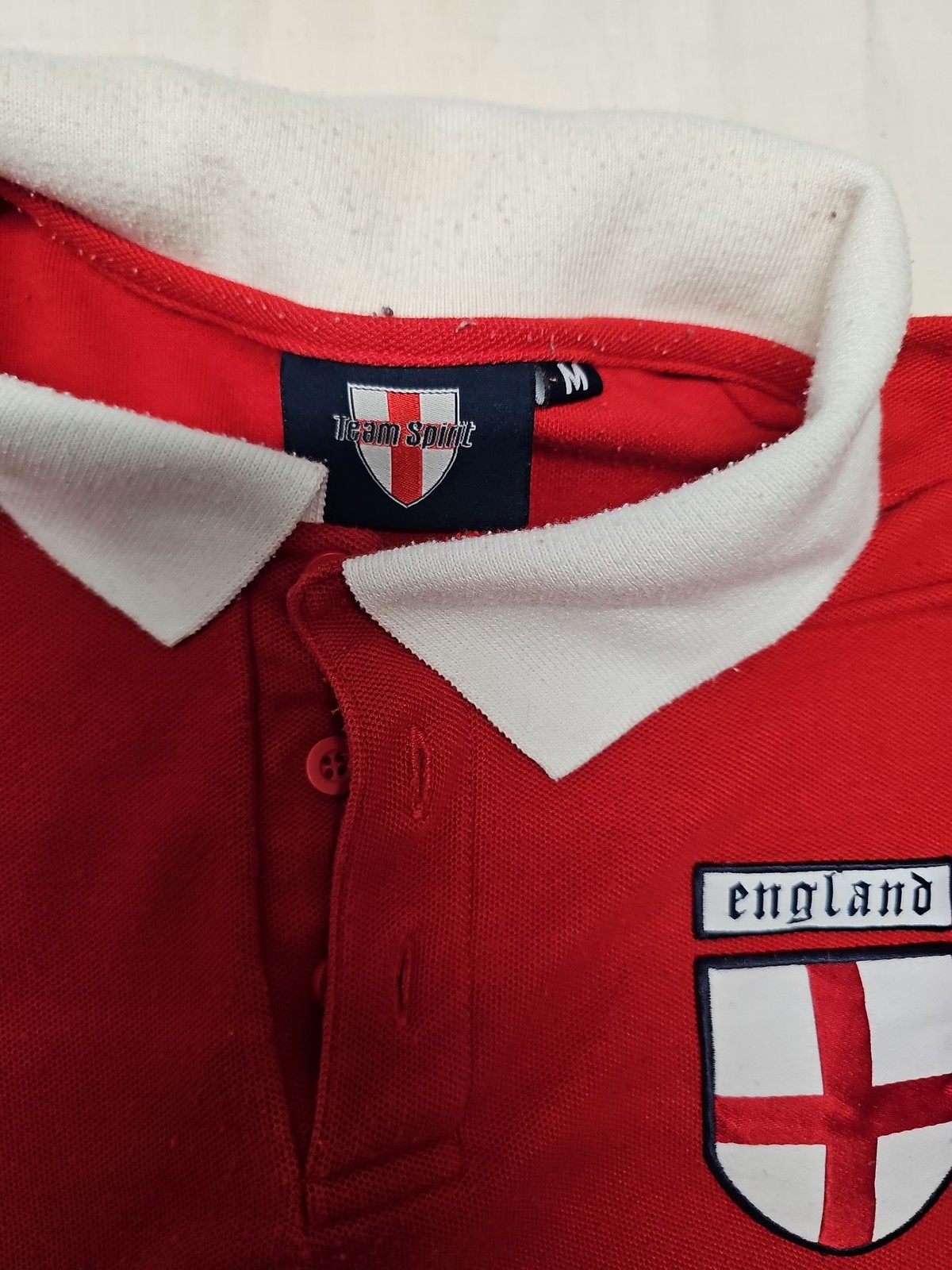 Vintage Liverpool FC England Rugby Style Polo Shirt – Red & White A14 1381