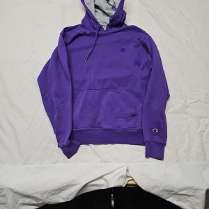 Champion Authentic Athleticwear Purple Pullover Hoodie Size M A13 1361