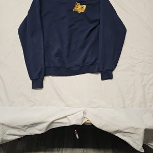 Vintage Champion Eco Fleece Navy Sweatshirt - Medium A13 1363