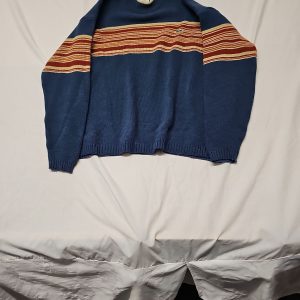 Vintage Lacoste Sport Striped Knit Jumper 14 A14 1372