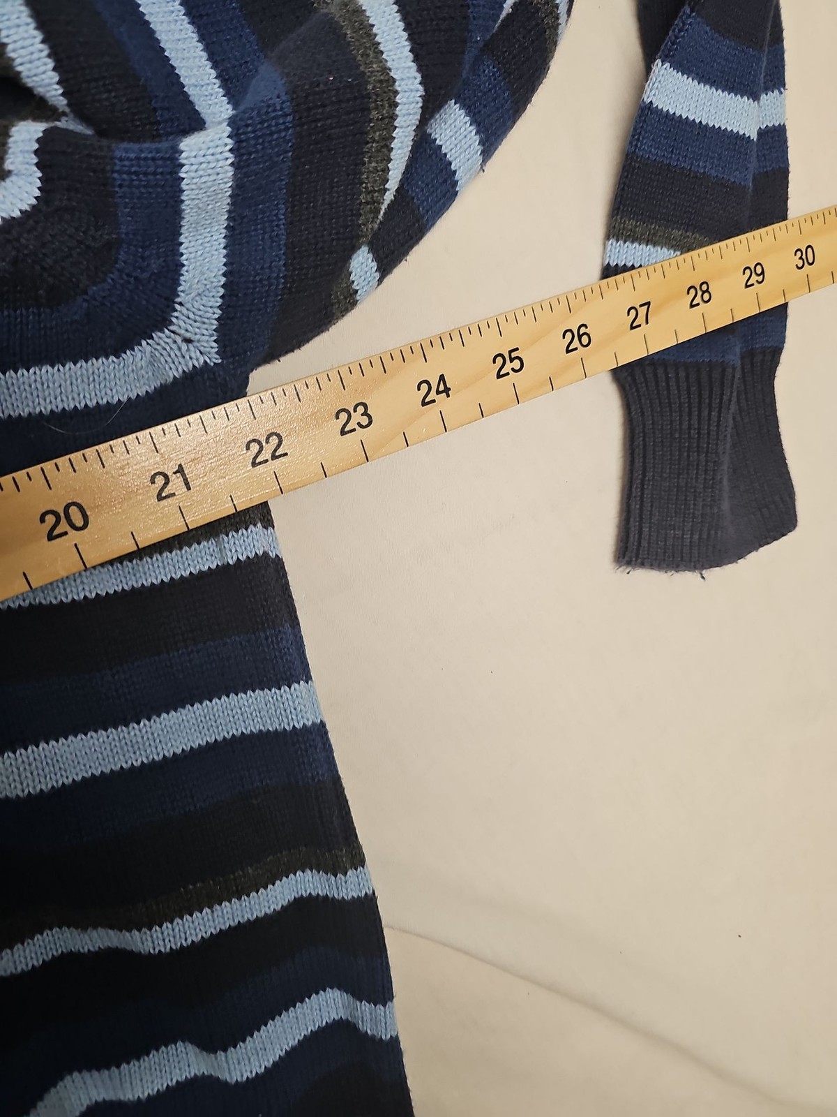 Maine New England Men's Striped Crew Neck Knitted Jumper A17 1397 - Image 5