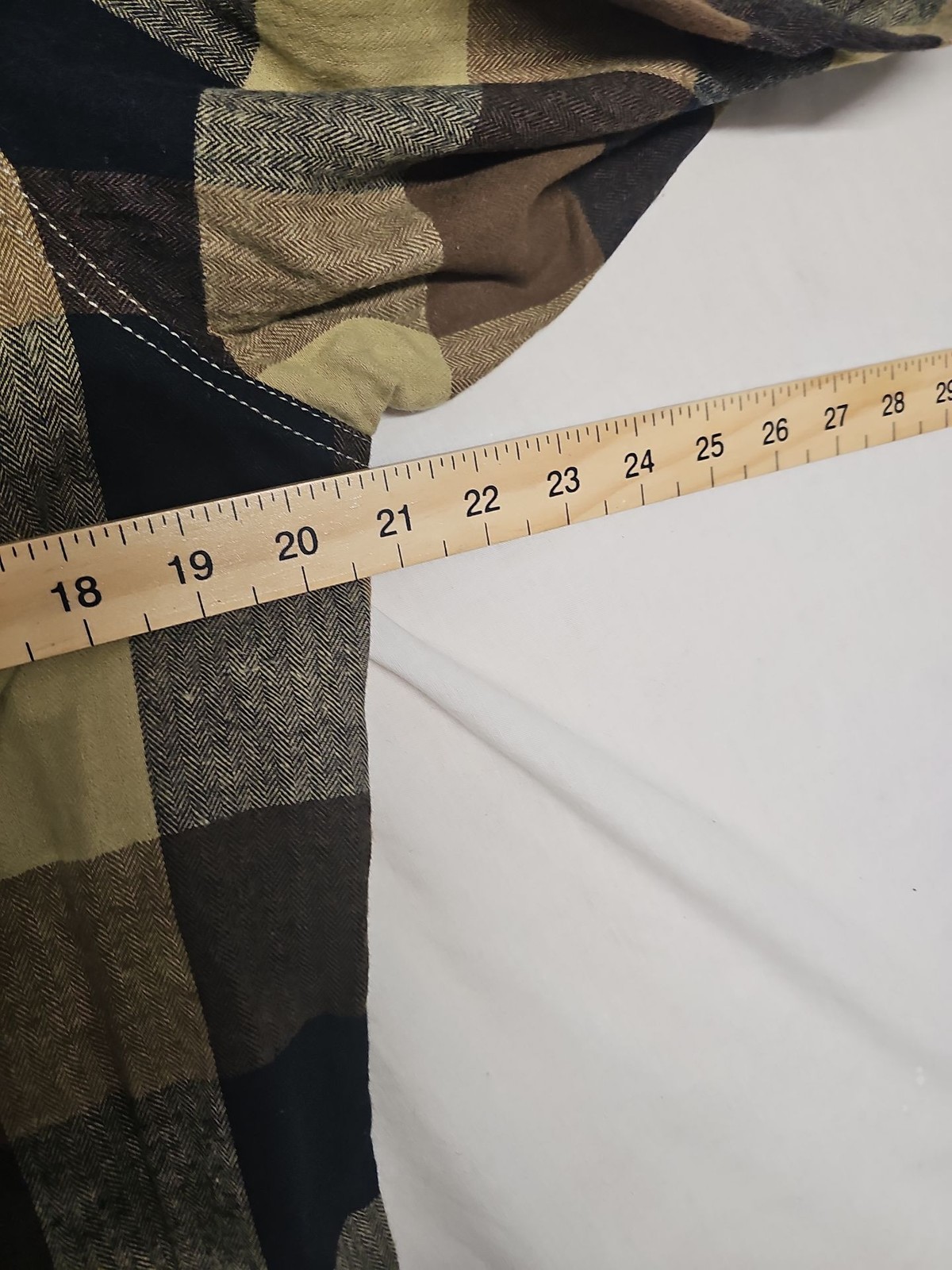 Cedar Wood State Men's Earth Tone Check Flannel Shirt A16 1395 - Image 5