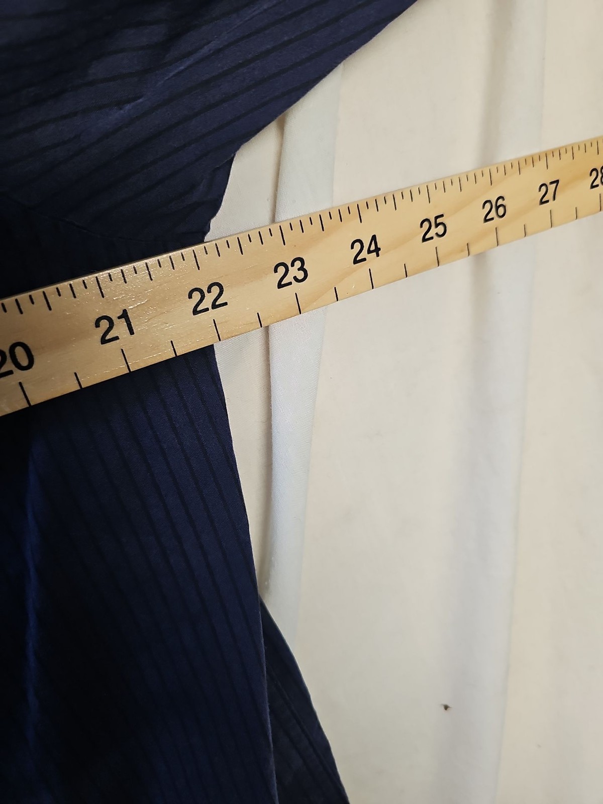 F&F Signature Navy Pinstripe Formal Shirt A12 1354 - Image 5