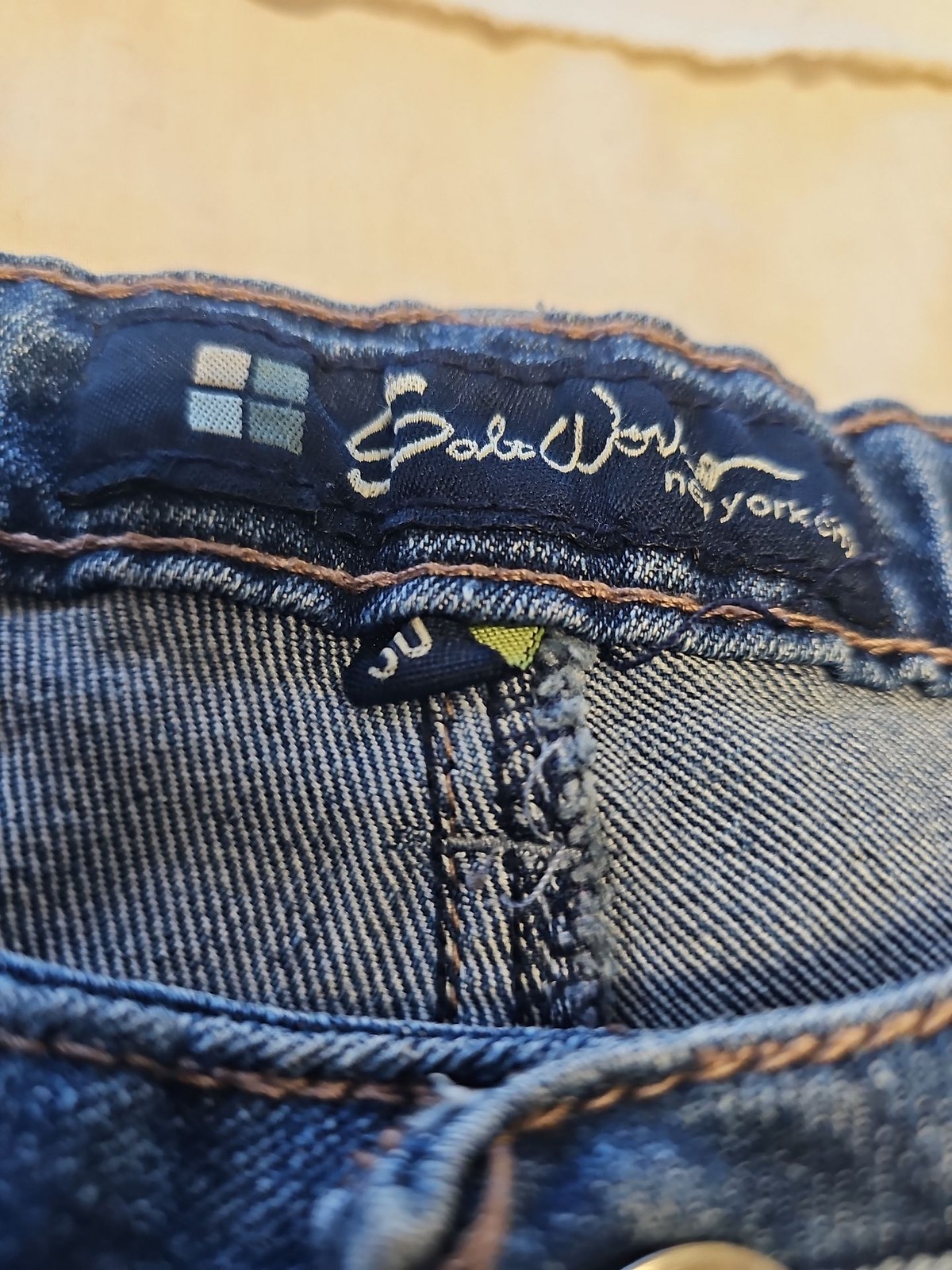 Sobo Works New York Blue Straight Leg Jeans A12 1356