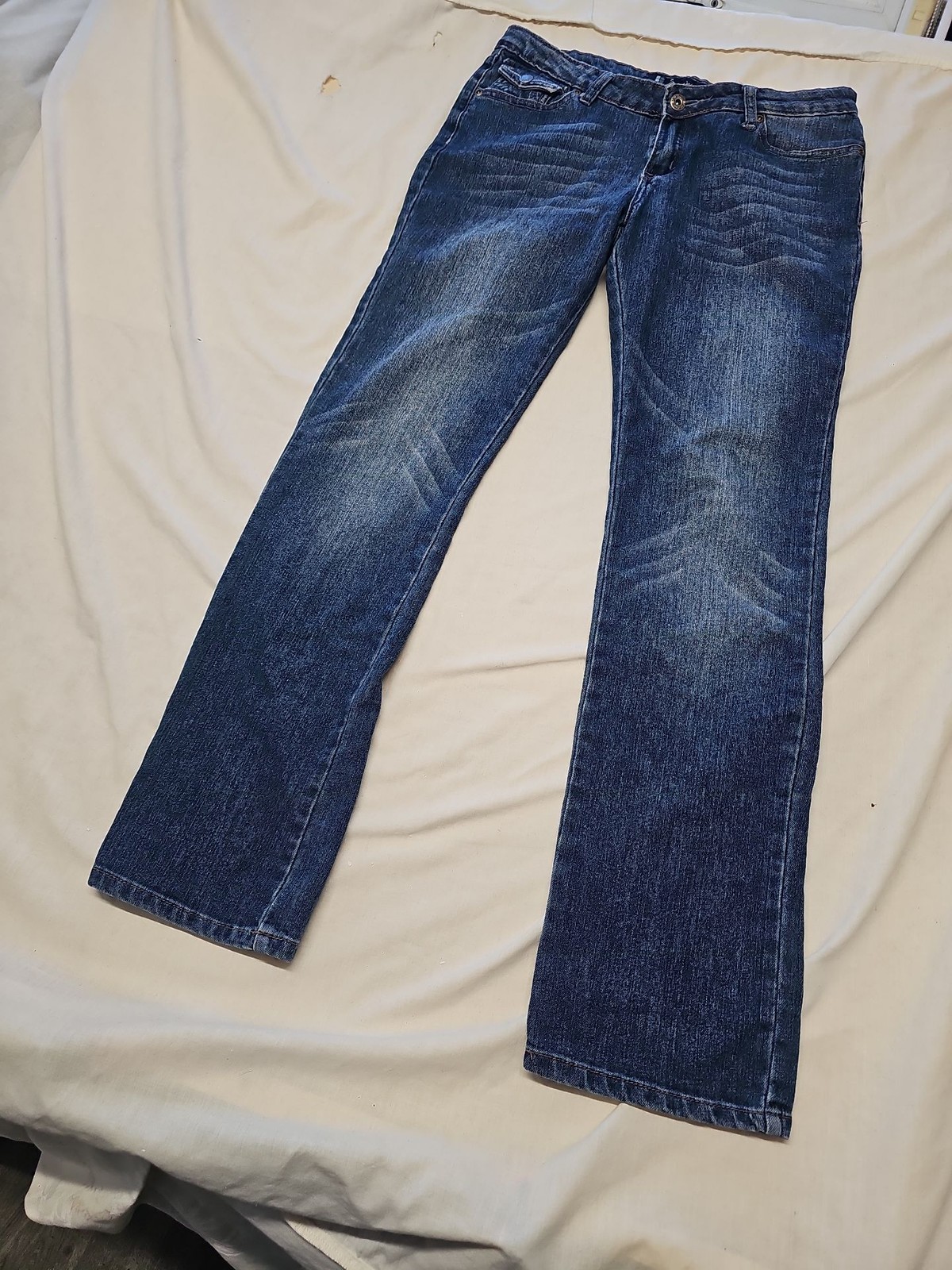 Sobo Works New York Blue Straight Leg Jeans A12 1356 - Image 4