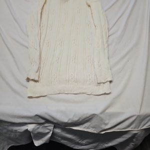 SHEIN Cream Cable Knit Jumper Size L A12 1358