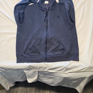 Champion Eco Authentic Navy Full-Zip Hoodie 2XL A12 1349