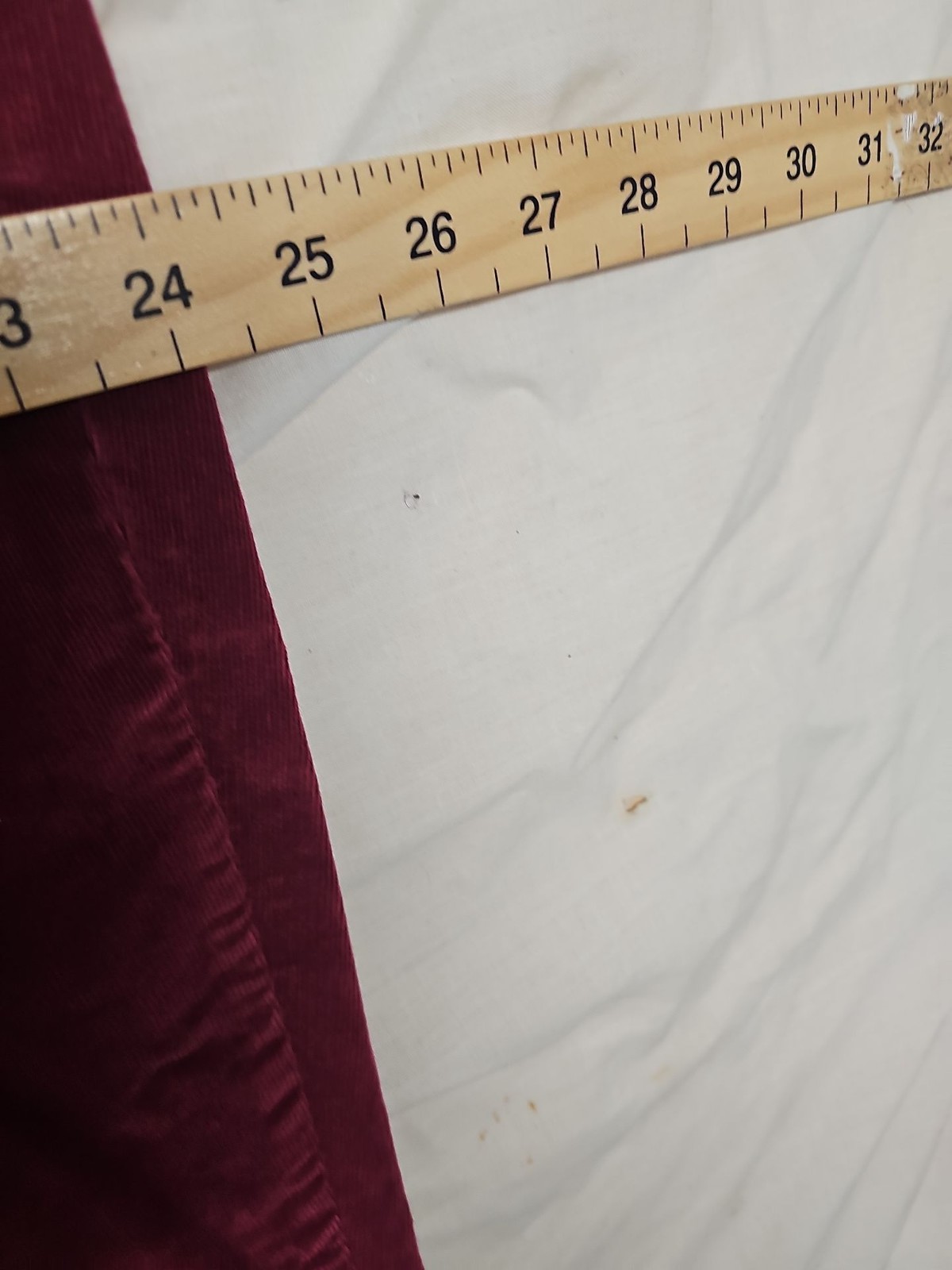 Cotton Traders Burgundy Corduroy Elastic Waist Trousers A4 1246 - Image 6