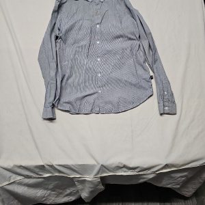 Peter Werth Men's Slim Fit Micro-Stripe Button Down Shirt A9 1339